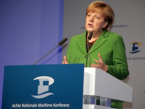 Bundeskanzlerin Merkel eröffnet die Achte Nationale Maritime Konferenz mit einer Rede