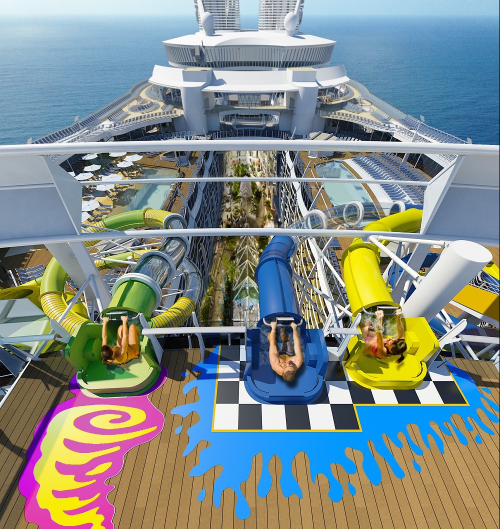 Harmony of the Seas bekommt gigantische Rutschen & WasserErlebnispark