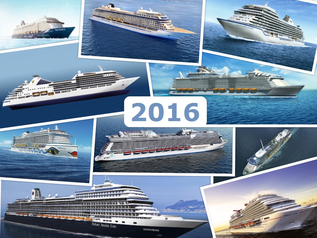 Neue Kreuzfahrtschiffe 2016