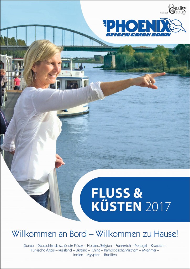 Phoenix Reisen Katalog Fluss und Küsten 2017 ab sofort im Reisebüro