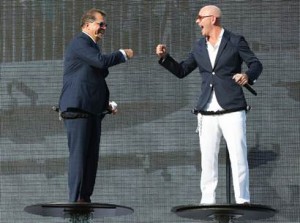 Taufe der Norwegian Escape in Miami mit Taufpate Pitbull