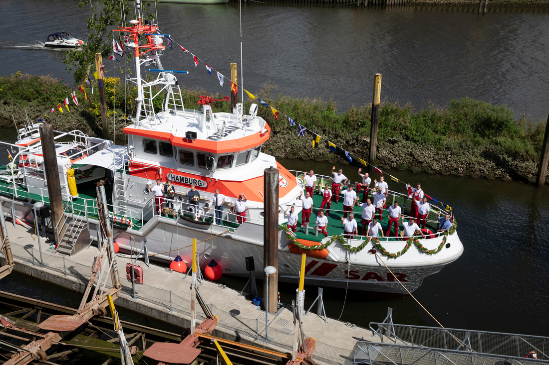 HAMBURG und ST. PAULI: Neuer Seenotrettungskreuzer für Borkum und